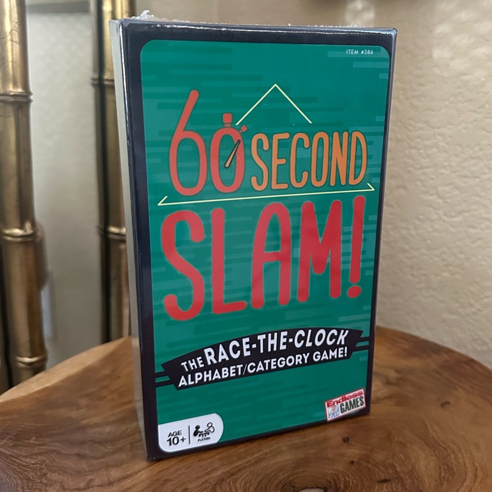 NWT 60 Second Slam! Alphabet Category Game
